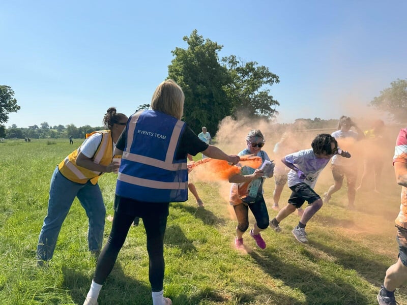 An explosion of colour and fun at Northampton Colour Run