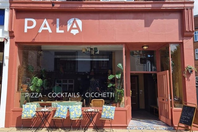 4.7 stars based on 103 Google reviews. Pala hoped to bring a taste of Naples to Northampton with its offering of pizza, cicchetti small plates and cocktails. Location: 7 Derngate, Northampton Town Centre, NN1 1TU. Website: https://www.palarestaurant.co.uk/home