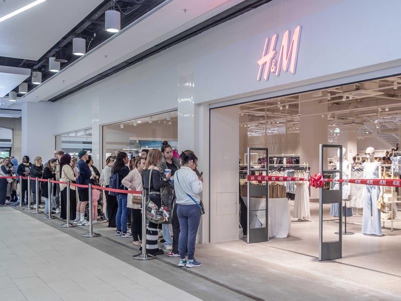 The international retailer has relocated from its Abington Street shop to the former New Look store inside the Grosvenor Centre
