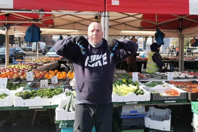 Dave Dunkley is calling on the public to support the market down Commercial Street