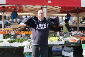 Dave Dunkley is calling on the public to support the market down Commercial Street