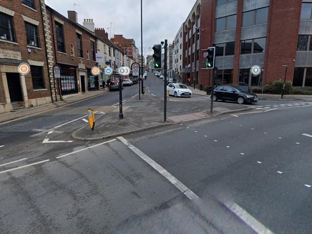 A robbery was reported at the bottom of Bridge Street in March 2022