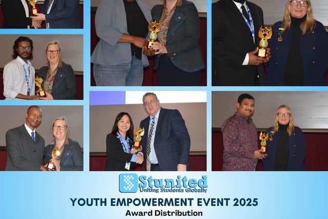 Dignitaries Presenting Award