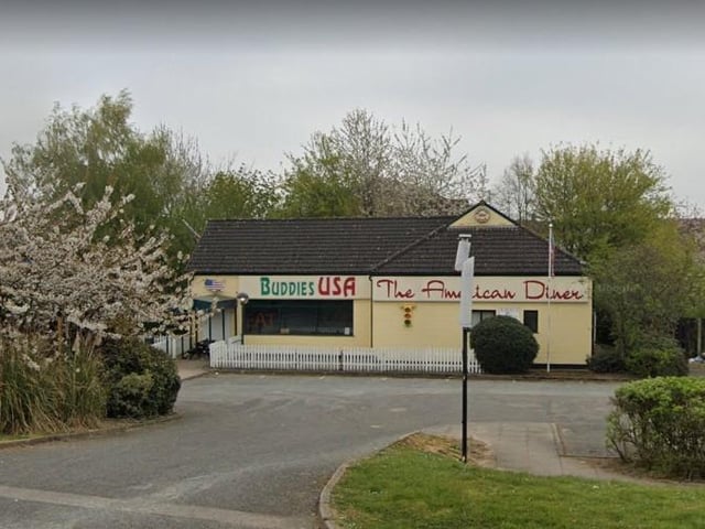 Not the grottiest of buildings but certainly abandoned. The once popular American diner never reopened following the first Covid pandemic lockdowns and has since been left to wrack and ruin.