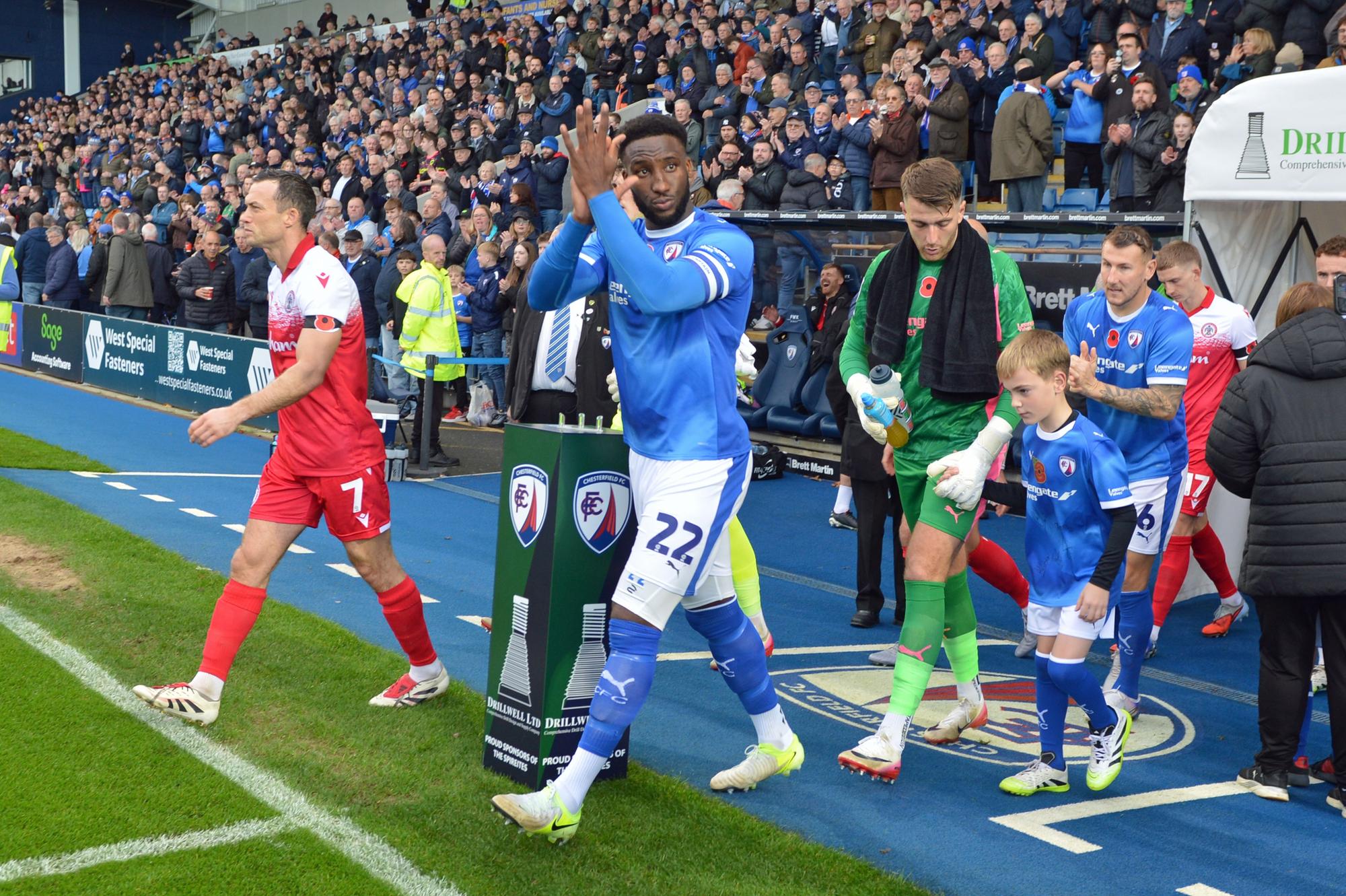 Chey Dunkley has been rated as Chesterfield's best player so far this season, according to one national football website.