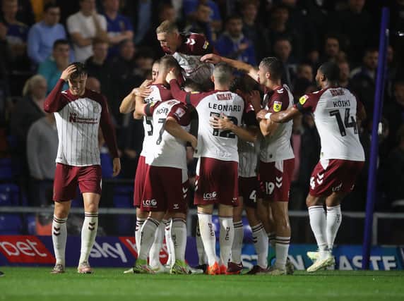 Northampton Town have created 111 chances so far - and they are pretty good at taking them.
