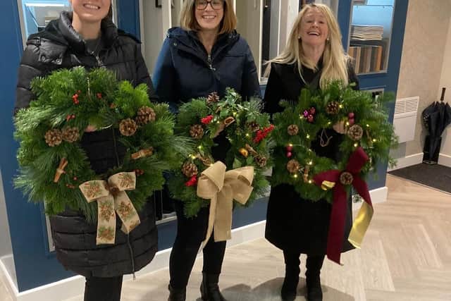 Mulberry Homes - The housebuilder held wreath making classes as well as enjoying mince pies and mulled wine at the development