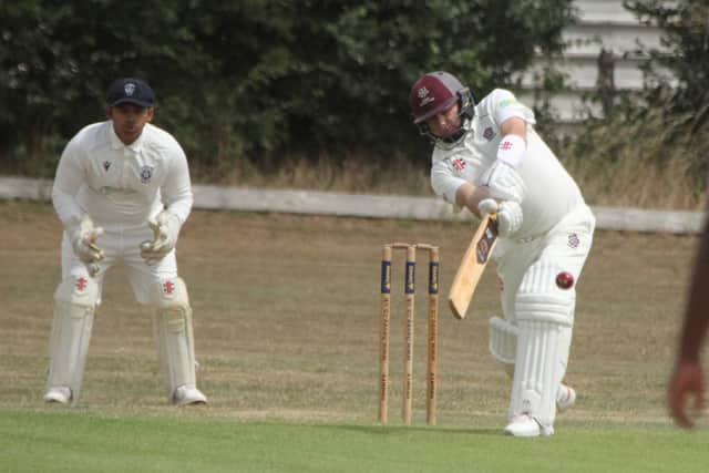 Action from Isham's NCL clash with Kettering Town IVs (Picture: Finbarr Carroll)
