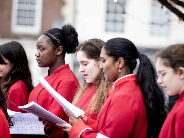 The last of 2024's festivities on the newly refurbished Market Square took place on Saturday December 21, in the form of Christmas carols.