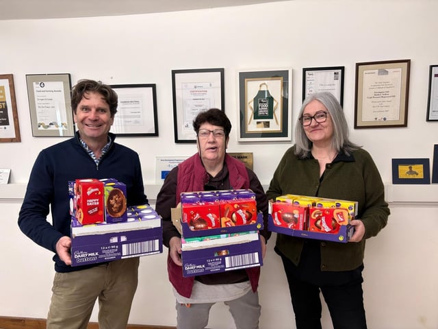 Generous residents support Northamptonshire Easter egg appeal 2026 /Jeanette Walsh