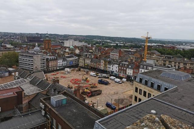 The site at the start of June.