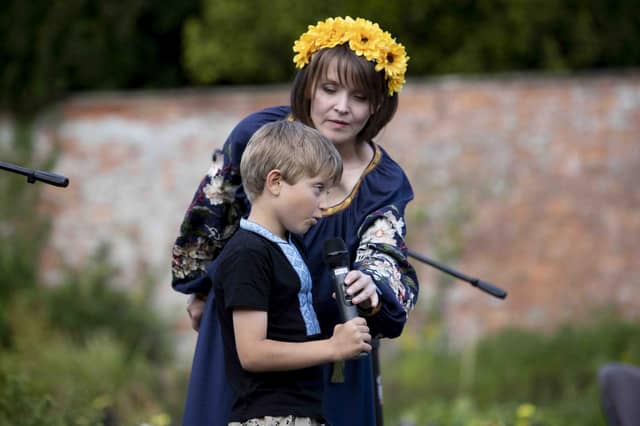 Delapré Abbey hosted the event on August 24, which saw people come together to celebrate the Ukrainian culture and pray for the country.