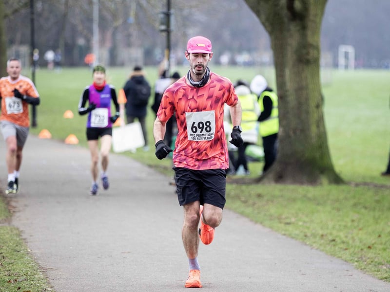 Runners braved the cold on Sunday January 12 to take on the charity race at The Racecourse.