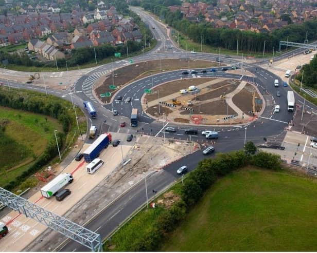 Chowns Mill Roundabout A45/A6 junction 18