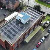 Solar panels at Abington Vale Primary School- Stirling Campus