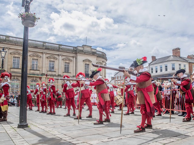 The ceremony and procession took place in and around All Saints Church on Thursday May 29.