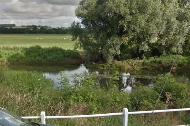 The river in Kislingbury.