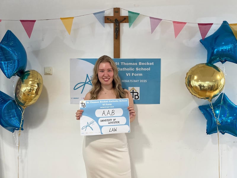 St Thomas Becket Catholic School celebrates best ever results