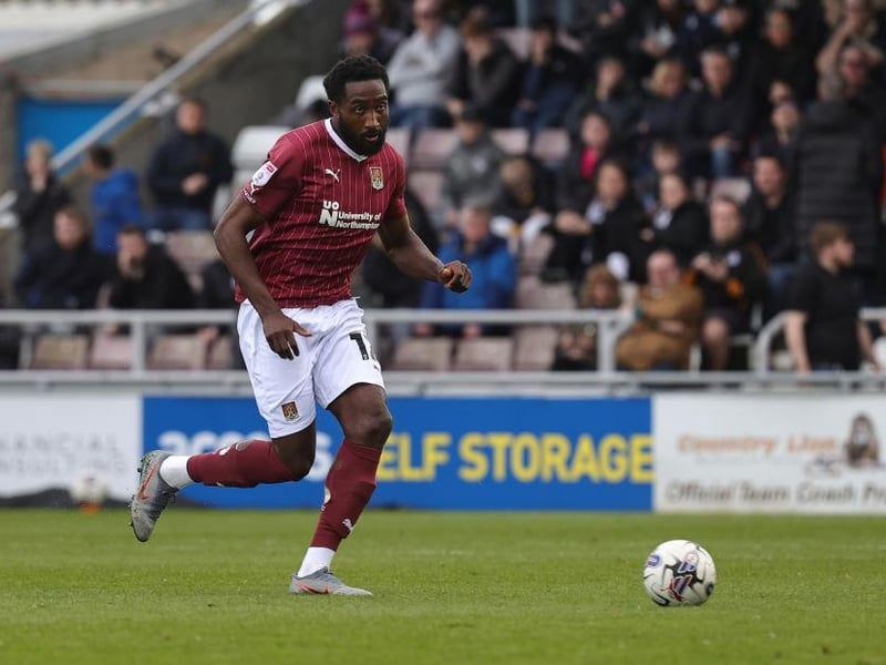 Played 28 games for Oldham after joining from Cobblers last summer, scoring an impressive five goals, before injury threatened to end his season early. However, he's returned for the National League play-offs and has helped Oldham storm into the final where they'll face Southend at Wembley on June 1st