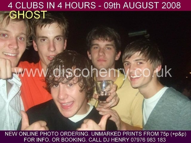 Nostalgic pictures from nights out at Lava and Ghost in August 2008