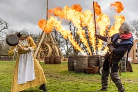 The trebuchet experience is new for 2023 at Warwick Castle