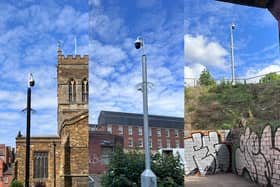 Some of the CCTV cameras installed around Northampton. Photo: West Northamptonshire Council.