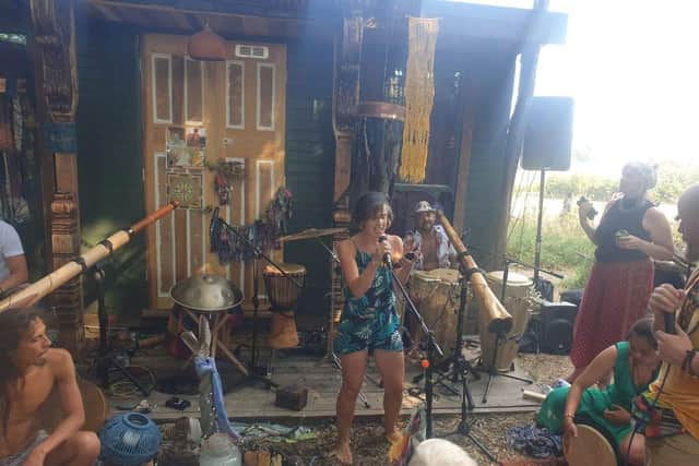 Abbi performing at Back To The Roots Festival, 2022
