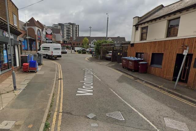 The incident happened in Woolmonger Street, off Horseshoe Street.