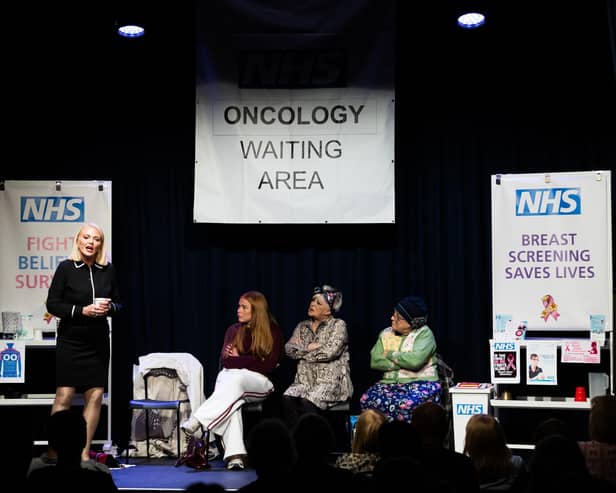 The production follows four women from vastly different backgrounds who find themselves brought together by a shared set of circumstances (photo: Paul H Lynch)