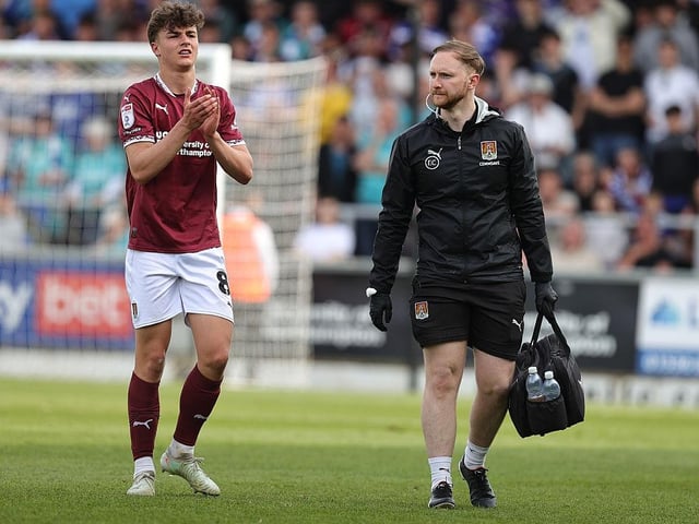As good as anyone on the pitch. Scampered around with such zest and his energy was infectious. It gets fans up and rubs off on team-mates. Poked wide early on and gave Reading no chance to breathe. Cobblers need him to step up again next week with Taylor ineligible... 8 CHRON STAR MAN