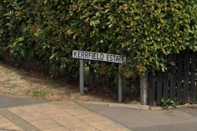 The incident happened in Kerrfield Estate, Duston.