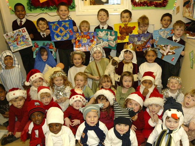 Nativity / Christmas carol service at St Matthew's School.