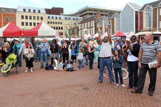 Northampton Music Festival in Market Square.