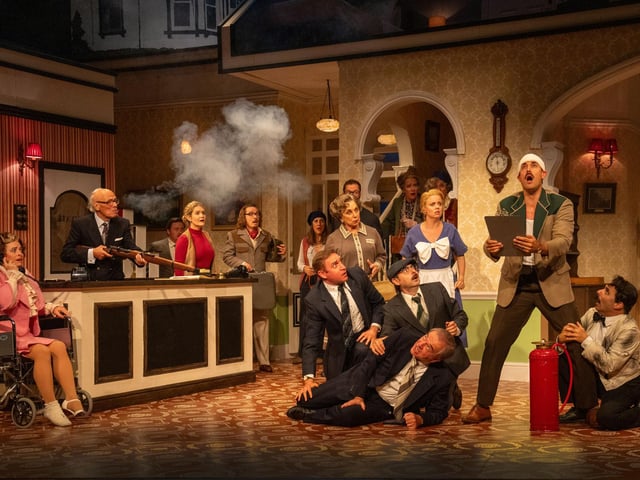 The cast of Fawlty Towers - The Play