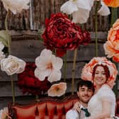 Holly Simmons is the founder of Bloom Bea, which was set up off the back of making giant flowers for her wedding. Photo: Debbie McGregor.