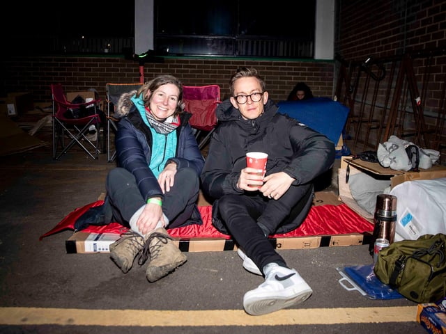 Around 40 people braved the streets on February 3 in aid of the homelessness charity.