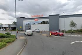 The incident happened at Sainsbury's in Sixfields.