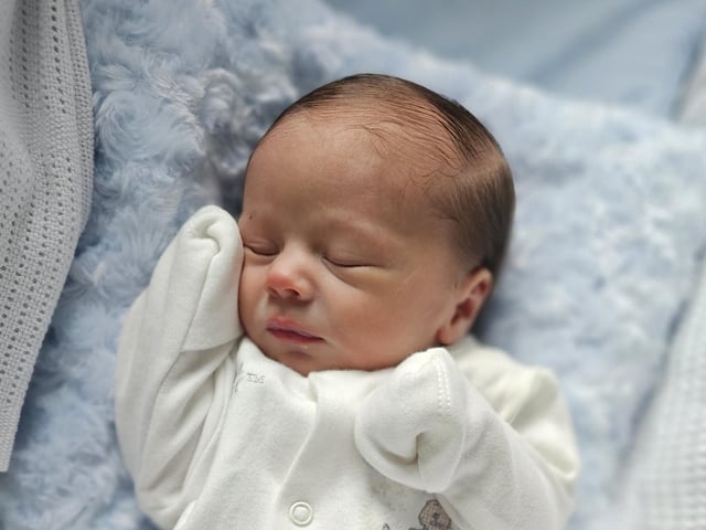 Bentley-Axle born at 10.17am on November 12 at Kettering General Hospital, weighing 6lbs 10.5oz. A message from mum: "Wouldn't have done it without the bereavement midwife. Truly exceptional woman she was."
