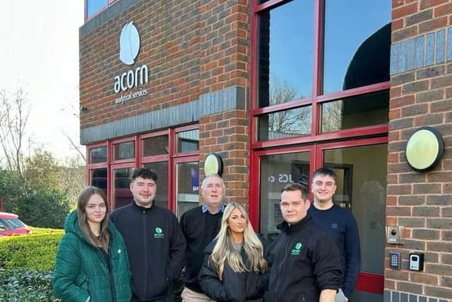 Just some of the new starters who have joined Acorn Analytical Services in recent weeks