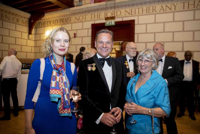 A private celebration took place at the Northampton Guildhall on Wednesday, May 18 2022 to celebrate Northampton's new Mayor, councillor Dennis Meredith.