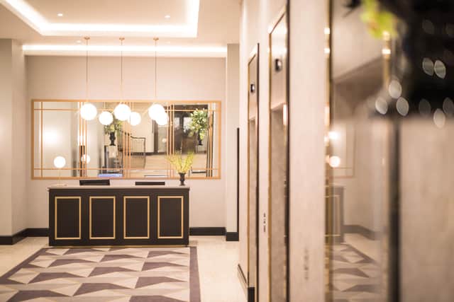The lobby of The Cavendish