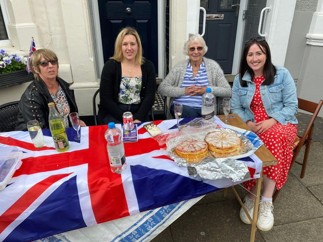 A DJ was playing and drinks were flowing in Edinburgh Road, Kingsthorpe.
