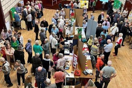 The three-hour event at the Guildhall saw u3a Northampton welcome 50 new members, and the team were pleased with the constant stream of people coming to find out more.