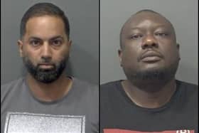 Left: Zahid Asghar and Kuda Nhekede. Picture: Bedfordshire Police