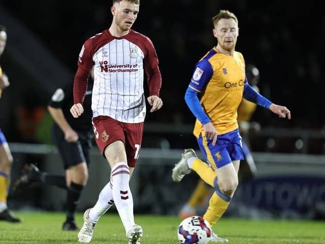 Northampton Town are a point off the automatic promotion places after the 1-0 win over Mansfield Town.