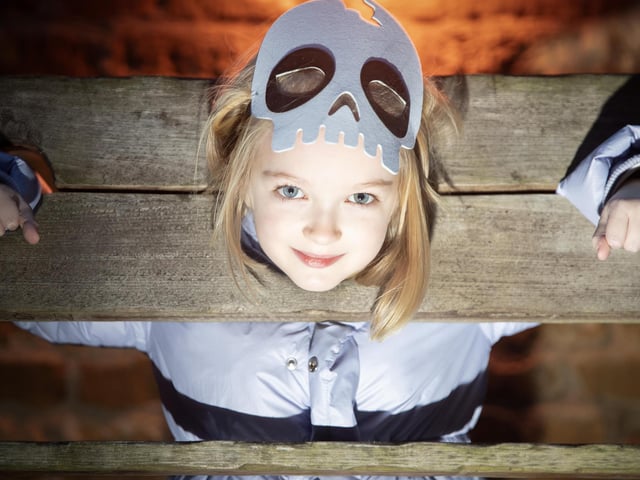 Delapre Abbey hosted a spooky trail for families on Friday October 31.