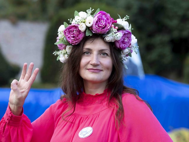 Delapré Abbey hosted the event on August 24, which saw people come together to celebrate the Ukrainian culture and pray for the country.