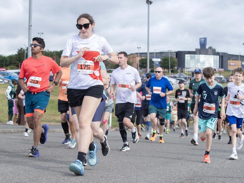 Hundreds of runners took part in the event on Sunday May 31, which started and ended at Sixfields Stadium.