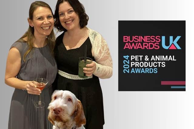 The Animal Focused team celebrate being shortlisted for a pet business award.