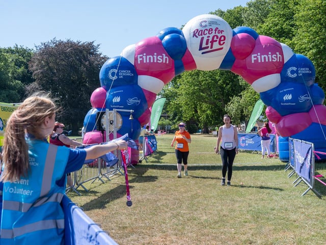 Runners taking part in the Race For Life at Abington Park in Northampton on Sunday, July, 12, 20026. Photo by David Jackson.